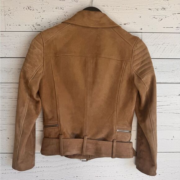 LAMARQUE Laeticia Suede Leather Jacket - Picture 4 of 8